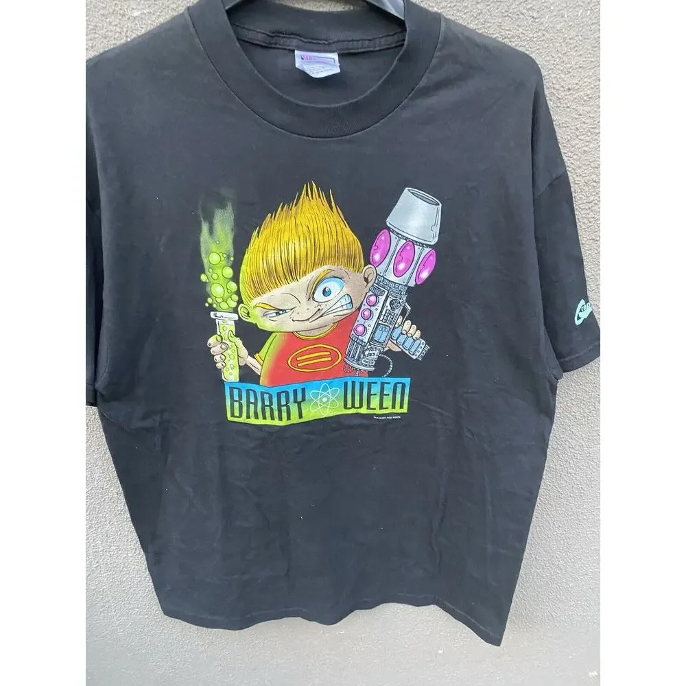 Vintage Y2K Barry Ween T Shirt Size XL Black 2000 - Picture 4 of 11